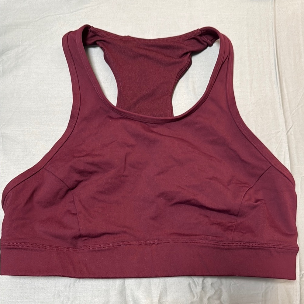 Women's Burgundy Lululemon Sports Bra